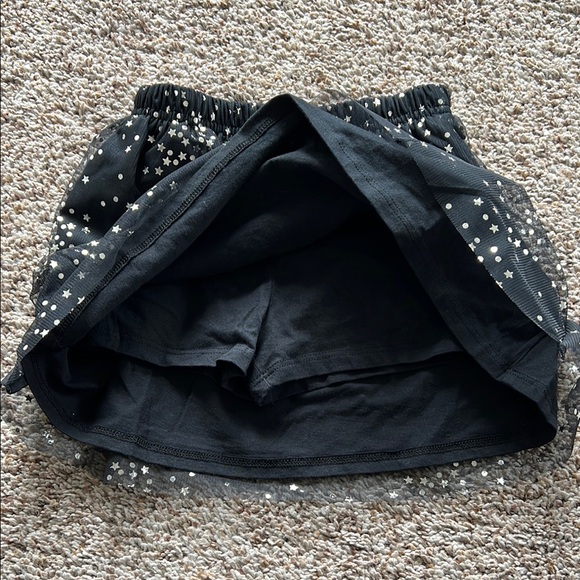 Black Skirt with Silver Star Pattern - Picture 3 of 4